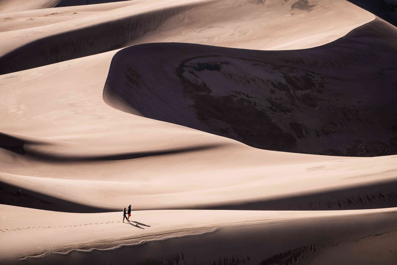 highest temp of great sand dunes national park